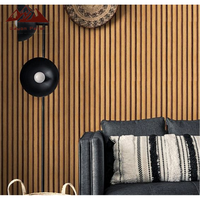 WAYON gros étanche auto-adhésif en bois grille fond PVC papier peint pour chambre décoration murale