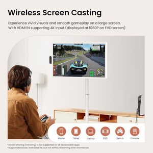 Televisor Inteligente Portátil para Baño de 24/27/32 Pulgadas FHD de Fábrica, 2.ª Generación (6)GB RAM+128GB Android 14 con Certificación EDLA, Blanco, Wi-Fi, con Ruedas, 24 Pulgadas - Product Image 4