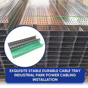 Goulotte de câblage perforée à revêtement couleur contrastée, design tendance, pour câblage décoratif dans les immeubles commerciaux, les parcs culturels et les espaces de loisirs - Product Image 1