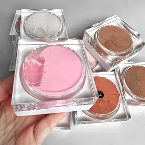 Talc-free Paraben-free face powder private label vegan waterproof makeup loose setting powder