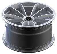 Jantes en alliage d'aluminium forgé sur mesure, finition argent mat, pour BMW M3 Touring, dimensions 20x10.5 et 21x11.5.