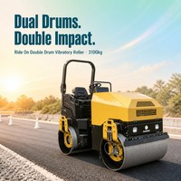 Compacteur routier diesel compact ROADWAY RWYL61N à double tambour vibrant 2x30kN 60Hz 3100kg