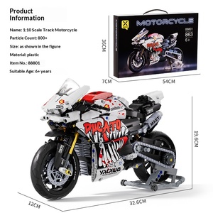 Jouet de construction éducatif en plastique, voiture de <span class=keywords><strong>Formule</strong></span> <span class=keywords><strong>1</strong></span>, compatible avec les voitures de sport, modèle <span class=keywords><strong>1</strong></span>:10, pour garçons, assemblage, décoration - Product Image 6