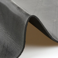 Tela de Espuma de PU 150D Ecológica de Alto Brillo, Material Flexible Impermeable con Acabado Brillante de Primera Calidad para Ropa de Lluvia y Automóviles