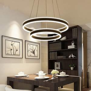 <span class=keywords><strong>Lampadario</strong></span> anello lampada <span class=keywords><strong>a</strong></span> sospensione in cristallo led, anelli circolari oro nero lusso moderno lampada <span class=keywords><strong>a</strong></span> sospensione ad anello <span class=keywords><strong>a</strong></span> led per sala da pranzo - Product Image 5