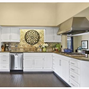 Four Seasons โรงงานขายตรง Made In China ยุโรปค<span class=keywords><strong>ลา</strong></span>สสิก<span class=keywords><strong>ไม้</strong></span>สีเทาครัวตู้ - Product Image 4