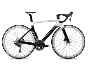 Vélo de route Twitterbike 700c entièrement en fibre de carbone, frein à disque T8, modèle Rs-24s avec jeu de roues en fibre de carbone et pédales ordinaires - Product Image 1