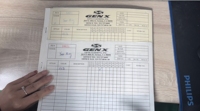 Deli — carnet de notes d'inspection, rapport correctrices, duplicateur, taille à 2 plis, 210x295mm, A4