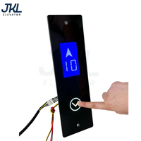 Panneau de sol en verre pour ascenseur JKL JKL-001 avec écran LCD et boutons tactiles - Design moderne, garantie 1 an pour hôtels et bureaux