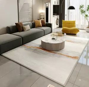Anti-Rutsch-3D-Teppiche Große große Teppiche Roségold Home Custom Printed Carpet Room Dekorieren Sie Teppiche Boden matte für Wohnzimmer groß