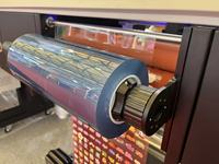 Impresora de inyección de tinta UV DTF de 60cm con software RIP Maintop/Photoprint para impresión rápida de pegatinas UV, compatible con Gigabit Ethernet de 60cm
