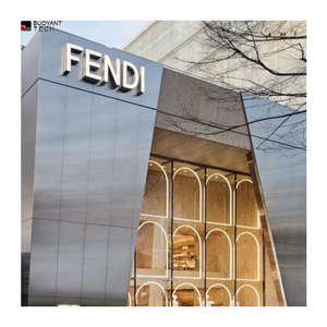 Lettres de canal à DEL en métal avec logo personnalisé Enseignes de bâtiment éclairées en 3D Lettres de logo de bâtiment - Product Image 2