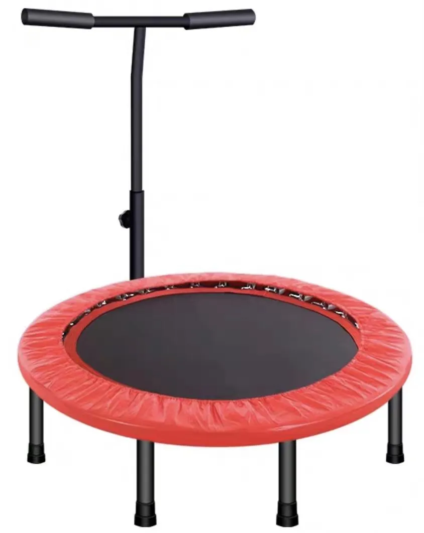 Équipement de fitness exercice gymnastique intérieure 44 / 48 / 40 pouces trampoline pour enfants femmes avec trampoline accoudoir