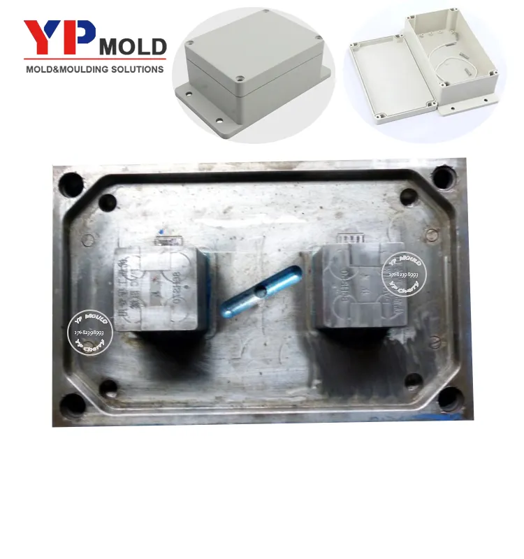 Diseño personalizado Carcasa de plástico Moldeo Energía eléctrica ABS molde usado Caja de conexiones Molde de inyección Molde