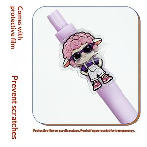 Новая гелевая ручка Crazy Animal City 2 с пластиковым корпусом, с возможностью нанесения логотипа, дизайн с мультяшными животными, рекламная ручка, 0,5 мм, разноцветная - Product Image 4