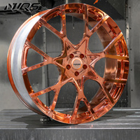 Rines de Aleación NJQS para Autos de Pasajeros, Rines de Aluminio de 16-24 Pulgadas, Precio de Fábrica, Alibaba 5X114.3