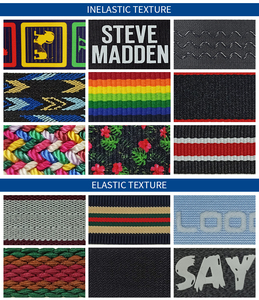 Chất lượng cao căng bện dây đai tùy chỉnh đầy màu sắc thời trang nặng nhiệm vụ dệt vải đàn hồi cho các phụ kiện may mặc - Product Image 3