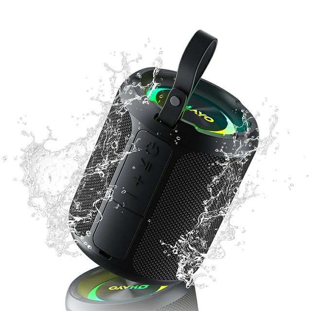 OEM Portable Bluetooth Speaker X3 360° Stereo Deep Bass IPX6 Waterproof RGB Ambient Light Vocal Mode B2B Wholesale