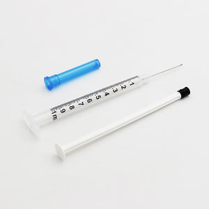 Jeringa médica desechable con aguja, cierre deslizante de plástico, de alta calidad, 1ml, China - Product Image 3