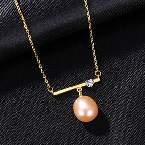 PAG & <span class=keywords><strong>MAG</strong></span> Custom Pearlสร้อยคอCreationary BalanceหัวใจCubic Zirconiaสร้อยคอ18K Gold Platedสำหรับของขวัญผู้หญิง - Product Image 6