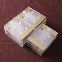 5*7 pouces éclairage décoratif personnalisé moderne Led cartes d'affichage de Table en acrylique transparent