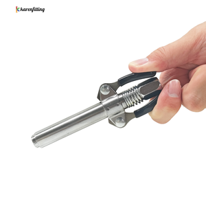 Acopladores de pistola de engrase de acero de 1000 PSI, de alto rendimiento, duraderos, fáciles de usar, con bloqueo fuerte de liberación rápida y larga vida útil - Product Image 6