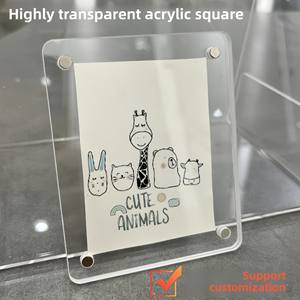 Cadre <span class=keywords><strong>Photo</strong></span> Acrylique Magnétique Forte Haute Transparence Transfrontalière <span class=keywords><strong>pour</strong></span> Amazon Produit <span class=keywords><strong>pour</strong></span> Polaroid Photos <span class=keywords><strong>pour</strong></span> Aimant de Réfrigérateur - Product Image 3