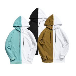 Sudadera con capucha para hombre de alta calidad 340 Gsm, logotipo personalizado, ropa de trabajo superior de algodón 100%, teñido liso para la temporada de otoño - Product Image 3