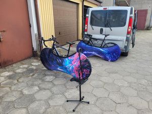 Cubierta protectora de bicicleta Mtb bicicleta de carretera cubierta a prueba de polvo ropa de bicicleta a prueba de arañazos antipolvo ruedas marco cubierta <span class=keywords><strong>ciclismo</strong></span> accesorio - Product Image 6