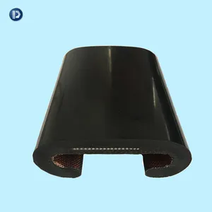 中国原装Semperit黑色橡胶自动扶梯扶手带用于室内自动扶梯