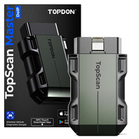 Herramienta de Escaneo de Diagnóstico para Automóviles TOPDON Topscan Master OBD2 con Diagnóstico Completo del Sistema para Más de 70 Marcas y Servicios de Mantenimiento Integrales