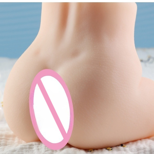 Реалистичная текстура кожи, мягкий ТПЭ-материал, вагинальный и анальный двойной канал, интимная игрушка для мужчин, имитирующая ягодицы, с эффектом прикосновения к коже - Product Image 1