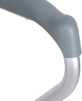Barres de sécurité pour toilettes, poignée de toilettes en acier robuste, pied réglable en hauteur, offre un soutien pour les personnes âgées, les personnes handicapées et les femmes enceintes