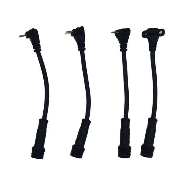 22AWG Waterproof Connector Cable for Solar Lamps Street Lights LED Display Engineering Lighting Waterproof Power Wiring Harness