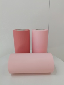 Rouleau de <span class=keywords><strong>film</strong></span> PEVA uni personnalisable en gros, durable et imprimable pour rideaux de douche, nappes, imperméables – Vente directe usine - Product Image 3