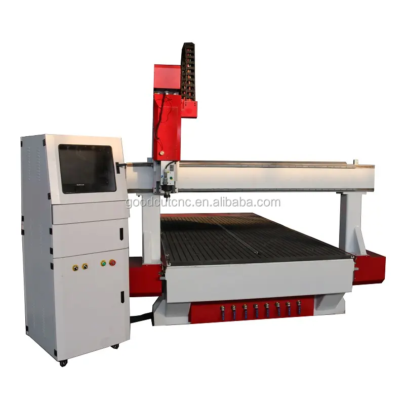 Tinggi Gantry 3 Axis Mesin CNC Router untuk PVC Acrylic Cutting