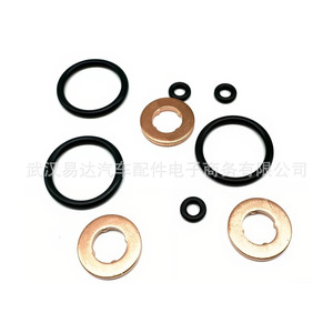 Joints d'étanchéité d'injecteur de carburant Land Rover Range Rover LR032155 LR022992 LR054612 Caoutchouc Cuivre Neuf - Product Image 3