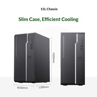 Nouveau PC de bureau commercial Acer en gros, Intel i5-14400 de 14e génération, 8 Go DDR4, SSD 256 Go, HDD 1 To, Windows 11 Famille, en vrac