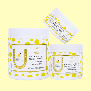 <span class=keywords><strong>Masque</strong></span> réparateur intensif personnalisé pour tous les types de cheveux, <span class=keywords><strong>nourrissant</strong></span> avec de la kératine organique, de l'acide hyaluronique, de l'argan et de l'huile de noix de coco - Product Image 3