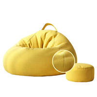 Canapé paresseux rond en forme de larme, personnalisé et coloré, en gros