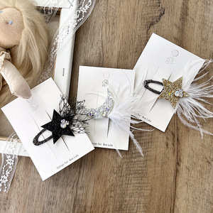 Barrettes à <span class=keywords><strong>cheveux</strong></span> élégantes pour filles, décoration de <span class=keywords><strong>cheveux</strong></span> tendance, pinces à <span class=keywords><strong>cheveux</strong></span> en plumes - Product Image 1
