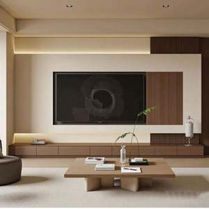 Modern Style Simple and Graceful <b>Wall</b> Mounted <b>TV</b> Cabinet Wooden Living Room Furniture <b>for</b> Home Use or Apartment - Product Image 2