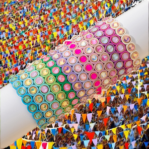 Brazalete Elástico de Resina Acrílica y Lucite con Cristales y Mariposas Bohemias Chapadas en Oro, Estilo Viajero Exagerado, para Mujer, Regalo DIY con Cuentas de Azulejo - Product Image 2