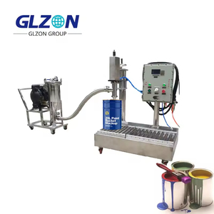 Máquina Automática de Alta Precisión para Llenado de Cubetas de 18 y 20 Litros con Prensa de Tapa y Transportador para Pintura, Pegamento, Productos Químicos y Revestimientos - Product Image 4