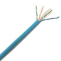 Câble Ethernet CAT6 U/UTP 23AWG 4 paires PVC haute vitesse pour réseau local