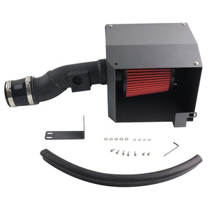 Kit de modification d'admission d'air froid pour moteur Honda Civic 10ème génération 1.5T 2016-2023, filtre rouge, boîtier noir - Product Image 1
