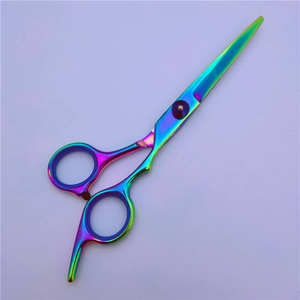 ชุดกรรไกรตัดแต่งขนสัตว์เลี้ยงสีสันสดใสขนาด 7 นิ้ว ยี่ห้อชิเต้า ผลิตจากสแตนเลส สำหรับแมว สะดวกสบาย จัดส่งตรงข้ามแดน - Product Image 2