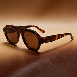 Lunettes de soleil surdimensionnées de luxe pour femmes, de marque italienne, fabriquées à la main, polarisées, monture verte, logo personnalisé, lunettes en acétate - Product Image 3