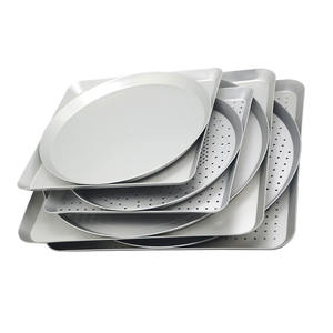 Joli moule à tarte carré perforé en aluminium anodisé, <span class=keywords><strong>plaque</strong></span> de cuisson pour boulangerie, plateau de service à pizza en aluminium, plat de cuisson pour <span class=keywords><strong>four</strong></span> - Product Image 5