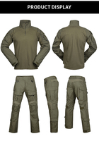 Combinaison de combat GEN3, respirante, verte, camouflage USMC, uniforme tactique